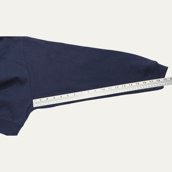 Pink Victorias Secret Womens Cropped Hoodie Sz. XL Midnight Navy Fleece Normcore - Picture 8 of 12